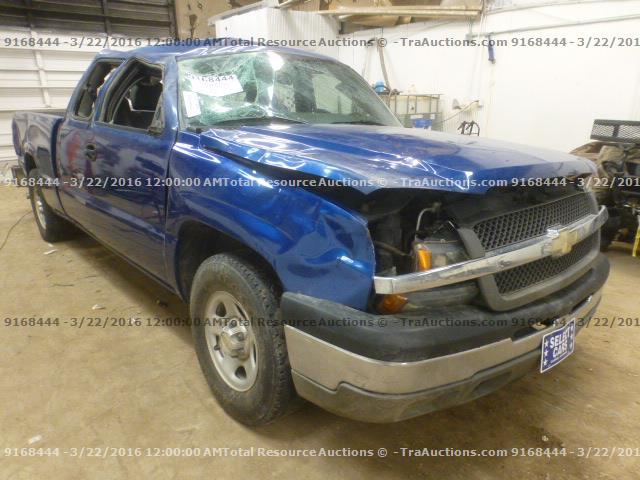 1GCEC19VX4Z167002 - 2004 CHEVROLET SILVERADO BLUE photo 2