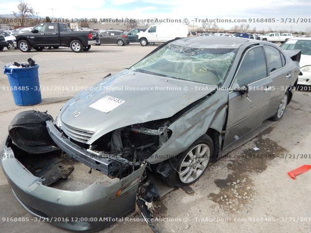 JTHBA30G345011070 - 2004 LEXUS ES 330 GRAY photo 1