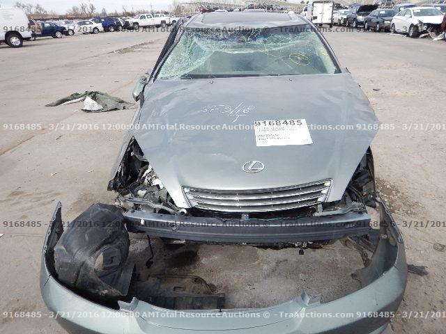 JTHBA30G345011070 - 2004 LEXUS ES 330 GRAY photo 10