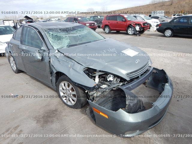 JTHBA30G345011070 - 2004 LEXUS ES 330 GRAY photo 2