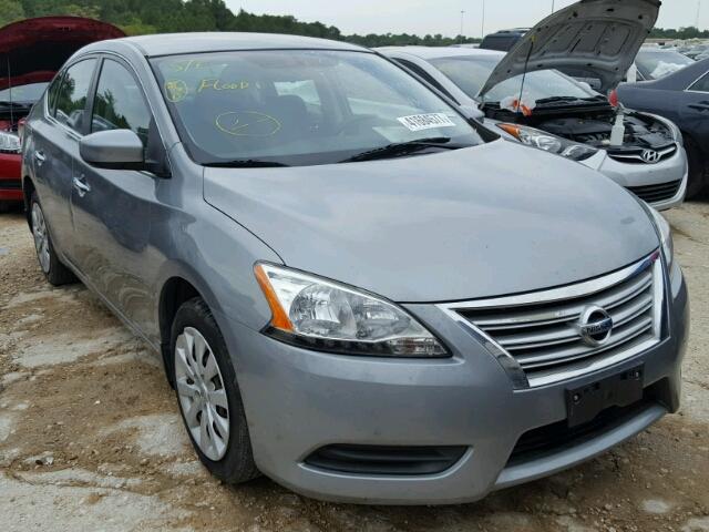 3N1AB7APXDL722106 - 2013 NISSAN SENTRA S SILVER photo 1