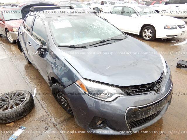 2T1BURHE0EC045647 - 2014 TOYOTA COROLLA L GRAY photo 13