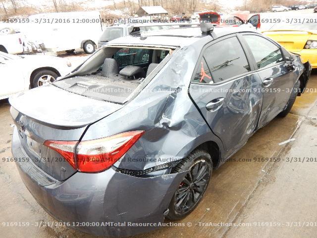 2T1BURHE0EC045647 - 2014 TOYOTA COROLLA L GRAY photo 14