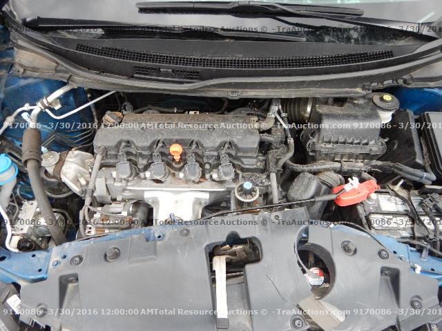 19XFB2F53EE030708 - 2014 HONDA CIVIC LX BLUE photo 7