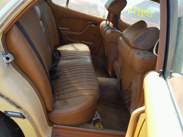 11612012023986 - 1980 MERCEDES-BENZ 300SD YELLOW photo 6