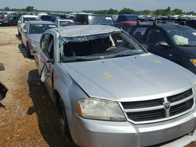 1B3CC4FB2AN190538 - 2010 DODGE AVENGER SX SILVER photo 9