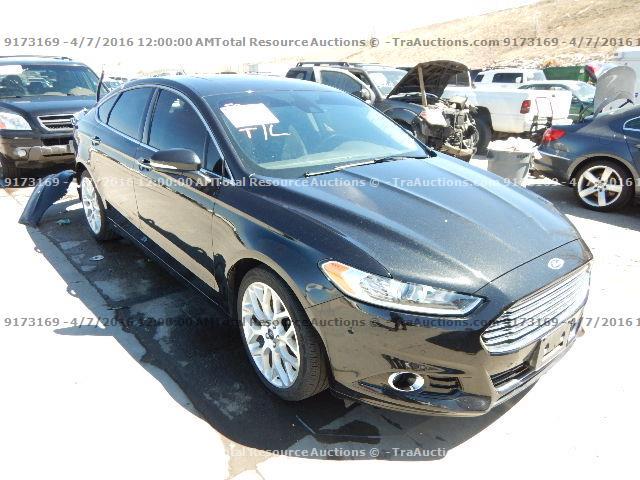 3FA6P0D95DR343266 - 2013 FORD FUSION TIT BLACK photo 2