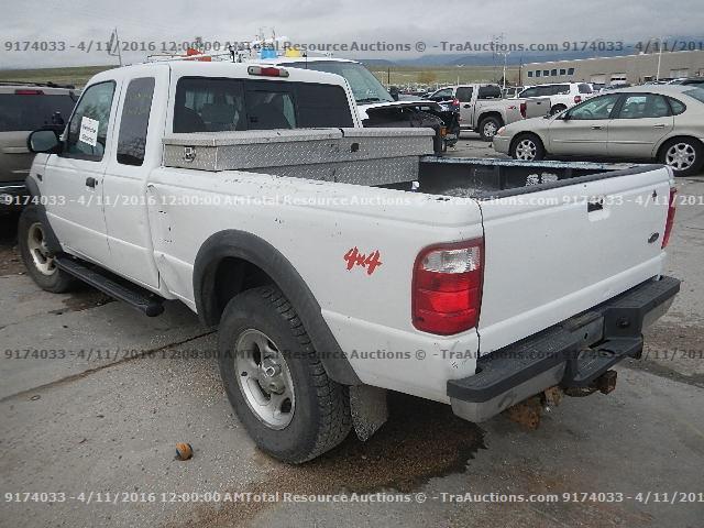 1FTZR45E03PA23444 - 2003 FORD RANGER WHITE photo 4