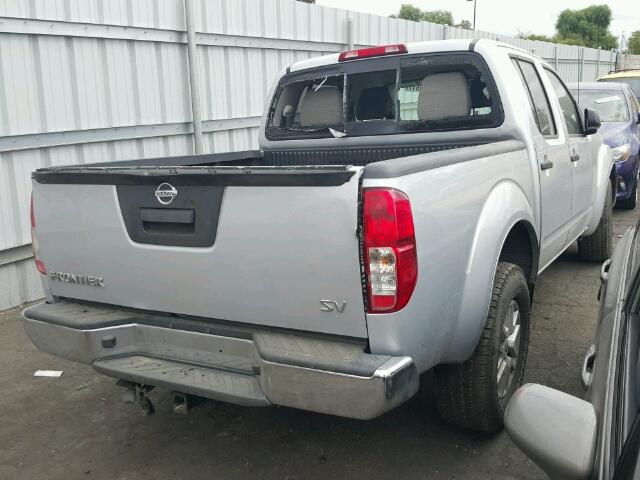 1N6AD0ERXGN709271 - 2016 NISSAN FRONTIER S SILVER photo 4