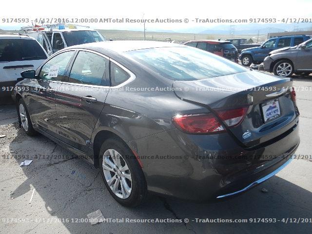 1C3CCCAB5FN713725 - 2015 CHRYSLER 200 LIMITE GRAY photo 4