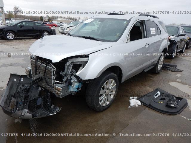 2CNFLDEYXA6272678 - 2010 CHEVROLET EQUINOX LT SILVER photo 1