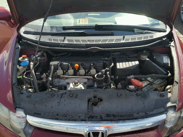 1HGFA16866L140475 - 2006 HONDA CIVIC EX 栗色 照片 7