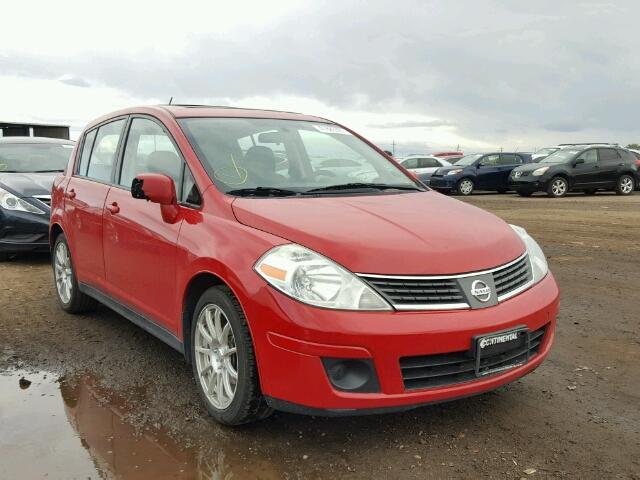 3N1BC13E29L371290 - 2009 NISSAN VERSA S RED photo 1