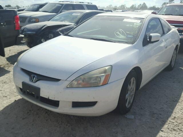 1HGCM82684A019365 - 2004 HONDA ACCORD EX WHITE photo 2