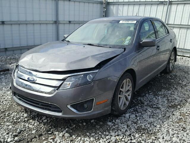 3FAHP0JAXAR303218 - 2010 FORD FUSION GRAY photo 2