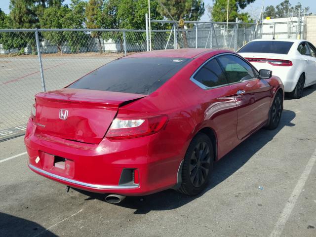 1HGCT1B32DA016798 - 2013 HONDA ACCORD LX- RED photo 4