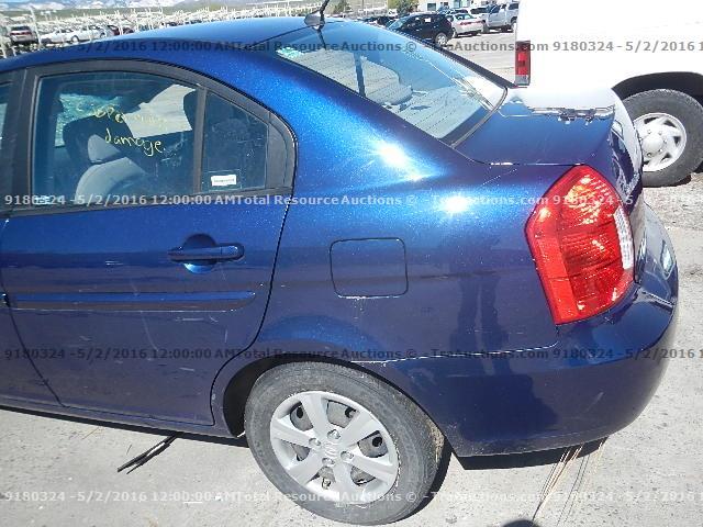 KMHCN46C09U365612 - 2009 HYUNDAI ACCENT GLS BLUE photo 17