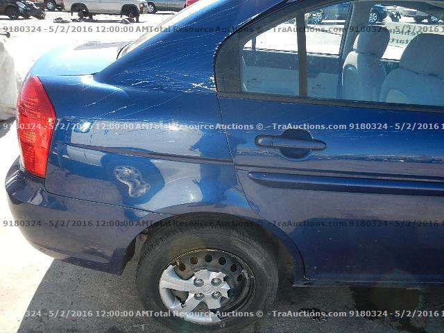 KMHCN46C09U365612 - 2009 HYUNDAI ACCENT GLS BLUE photo 9