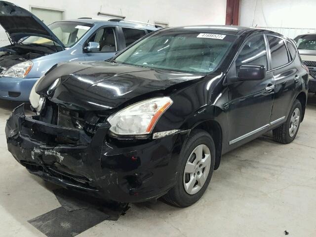 JN8AS5MT7CW294292 - 2012 NISSAN ROGUE S BLACK photo 2