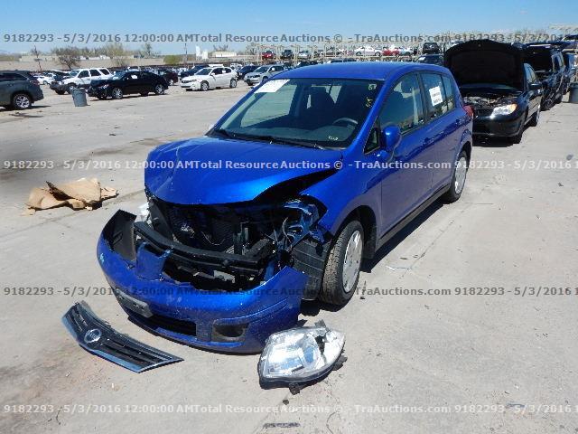 3N1BC1CP2AL432935 - 2010 NISSAN VERSA S BLUE photo 1