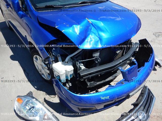 3N1BC1CP2AL432935 - 2010 NISSAN VERSA S BLUE photo 13