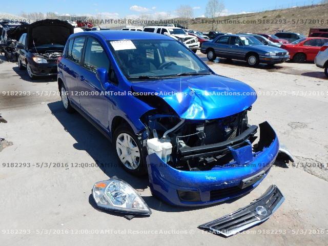 3N1BC1CP2AL432935 - 2010 NISSAN VERSA S BLUE photo 2