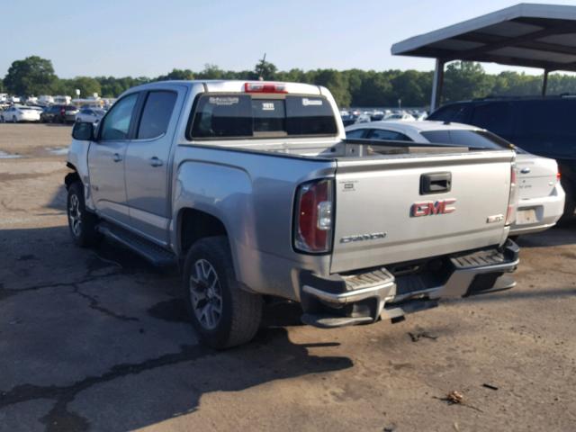 1GTG6BE32F1205852 - 2015 GMC CANYON SLE SILVER photo 3