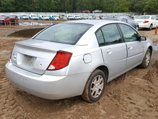 1G8AJ52F73Z107959 - 2003 SATURN ION LEVEL SILVER photo 4