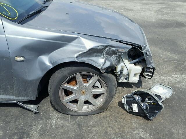 1G6DC67AX50120005 - 2005 CADILLAC STS GRAY photo 9