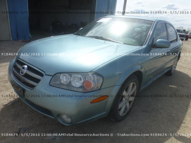 JN1DA31A92T320056 - 2002 NISSAN MAXIMA GLE BLUE photo 1