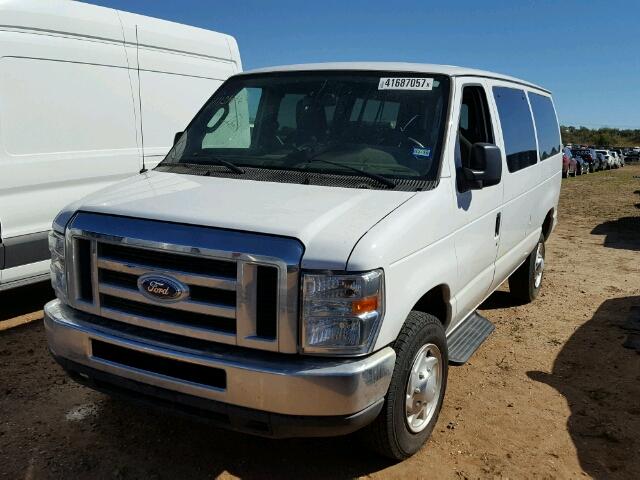 1FBNE3BL4EDA93741 - 2014 FORD ECONOLINE WHITE photo 2