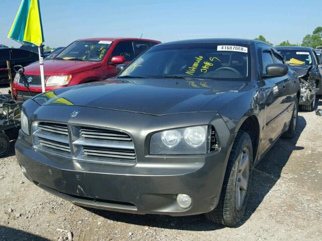 2B3CA3CV3AH210089 - 2010 DODGE CHARGER SX GRAY photo 2