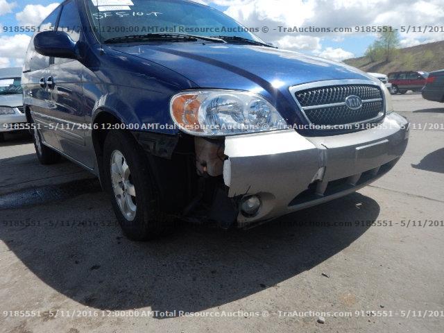 KNDUP131646606395 - 2004 KIA SEDONA EX BLUE photo 13