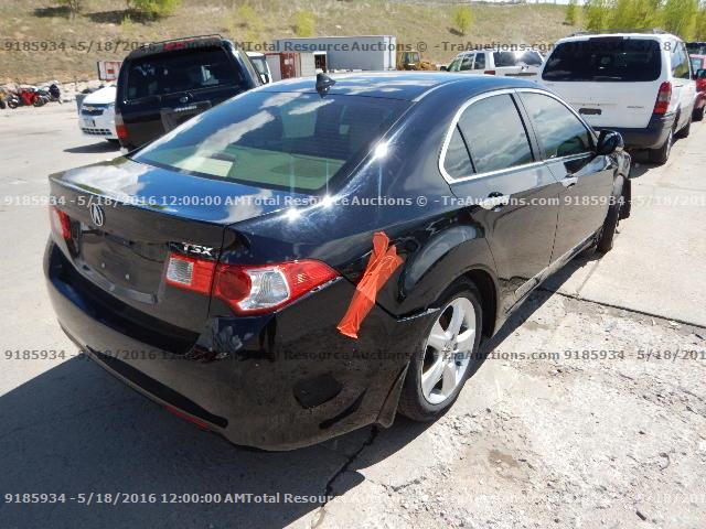 JH4CU2F62AC004977 - 2010 ACURA TSX BLACK photo 3