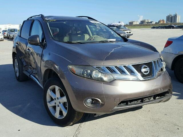 JN8AZ18U19W031909 - 2009 NISSAN MURANO BROWN photo 1