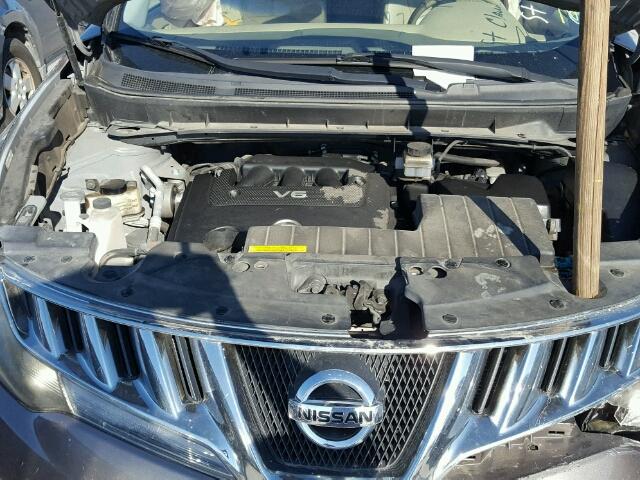 JN8AZ18U19W031909 - 2009 NISSAN MURANO BROWN photo 7