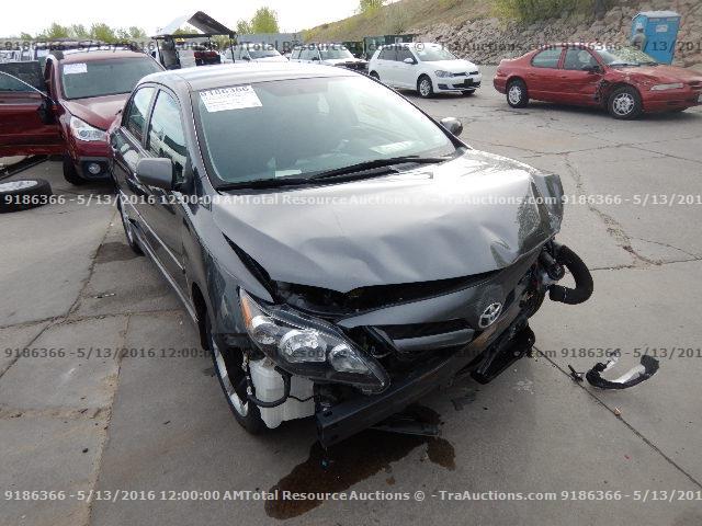 2T1BU4EE3BC649812 - 2011 TOYOTA COROLLA BA GRAY photo 2