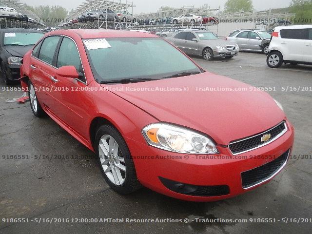 2G1WC5E38D1133500 - 2013 CHEVROLET IMPALA LTZ RED photo 2