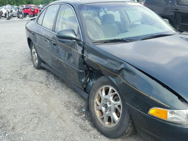 1G3WS52H61F117536 - 2001 OLDSMOBILE INTRIGUE G GREEN photo 9