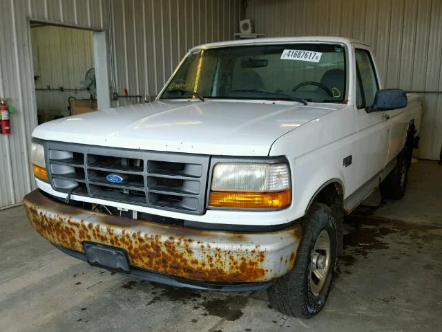 1FTEF14N3TLA53309 - 1996 FORD F150 WHITE photo 2