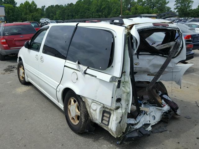 1GHDX03E4YD321218 - 2000 OLDSMOBILE SILHOUETTE WHITE photo 3