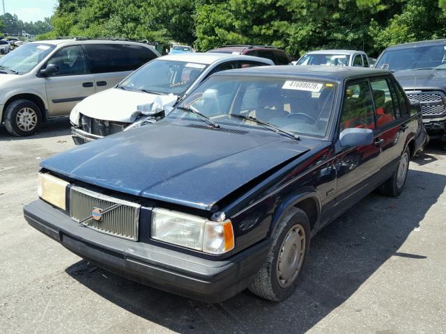 YV1JS8832R1156263 - 1994 VOLVO 940 BLUE photo 2