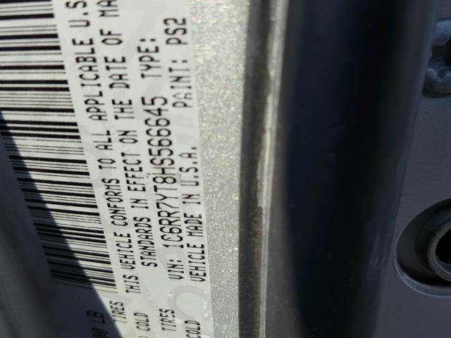 1C6RR7YT8HS566645 - 2017 RAM 1500 REBEL ვერცხლისფერი ფოტო 10