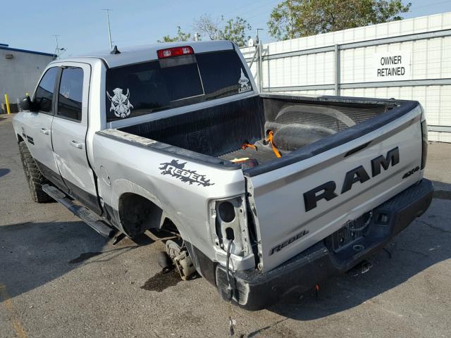1C6RR7YT8HS566645 - 2017 RAM 1500 REBEL ვერცხლისფერი ფოტო 3