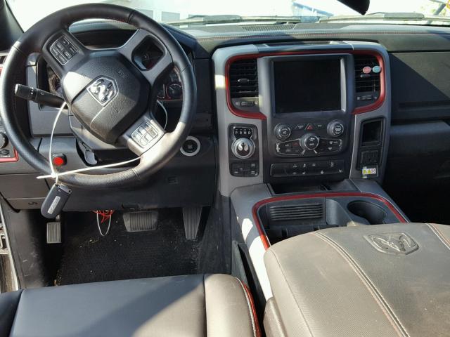 1C6RR7YT8HS566645 - 2017 RAM 1500 REBEL ვერცხლისფერი ფოტო 9