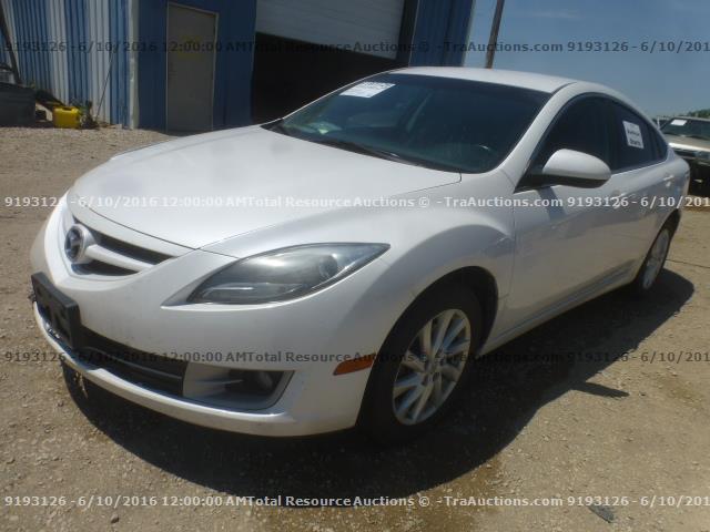 1YVHZ8DH7C5M19164 - 2012 MAZDA MAZDA6I WHITE photo 1