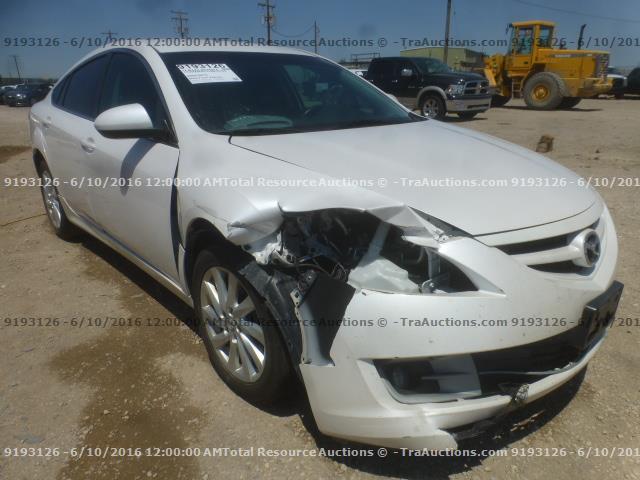 1YVHZ8DH7C5M19164 - 2012 MAZDA MAZDA6I WHITE photo 2