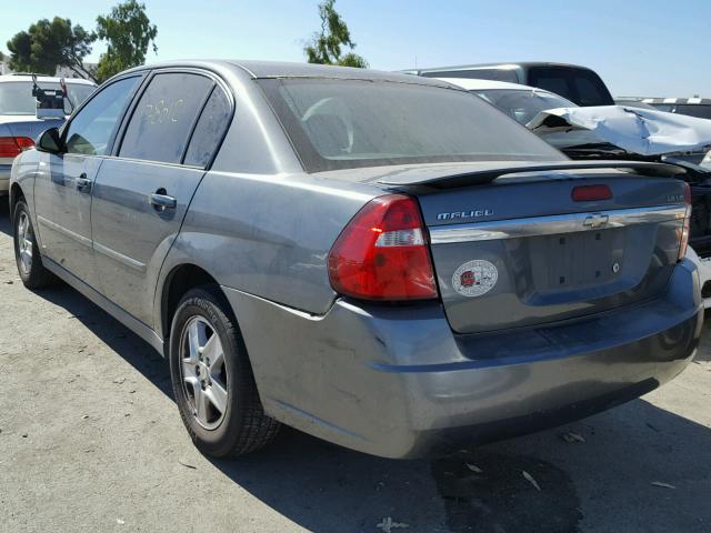 1G1ZT52815F305986 - 2005 CHEVROLET MALIBU LS ნაცრისფერი ფოტო 3