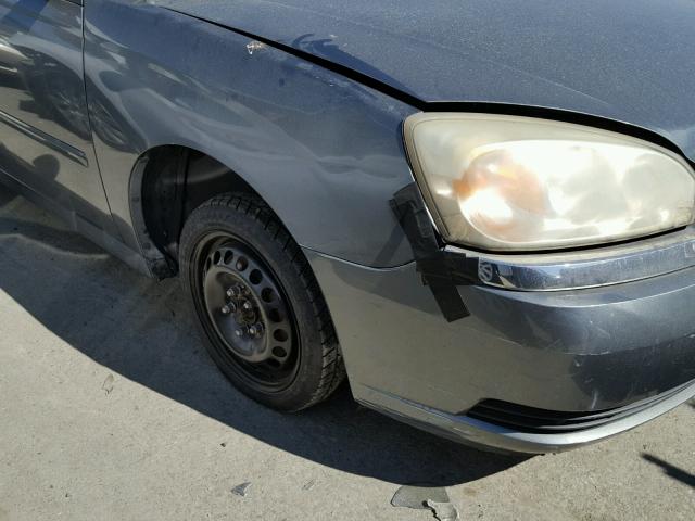 1G1ZT52815F305986 - 2005 CHEVROLET MALIBU LS ნაცრისფერი ფოტო 9