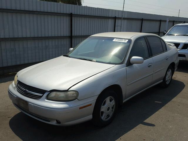 1G1NE52J816268537 - 2001 CHEVROLET MALIBU LS ვერცხლისფერი ფოტო 2